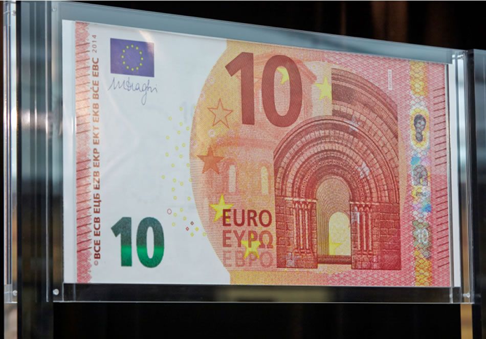 Dopo i 5 euro a settembre le nuove banconote da 10 euro della serie Europa