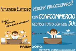 Fatturazione elettronica: Confcommercio presenta Sublima. Chiama subito!