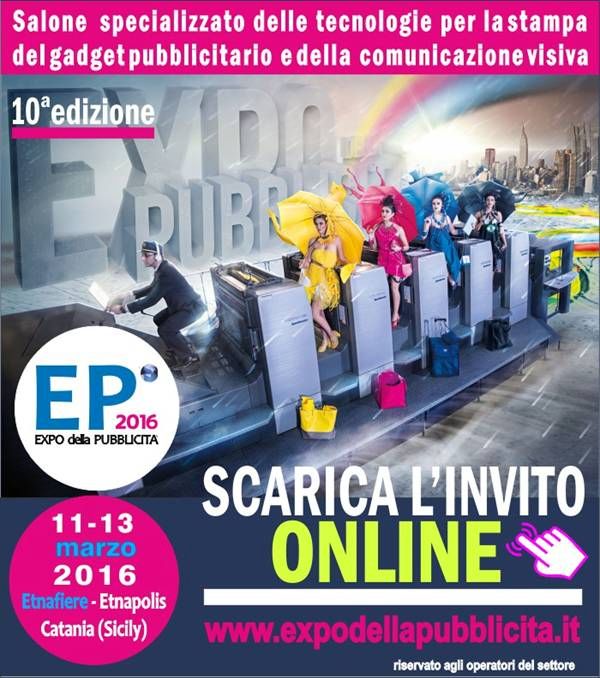 Dall`11 al 13 marzo torna EXPO della PUBBLICITA`