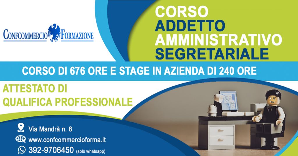 Nuovo Corso per Operatore Amministrativo Segretariale