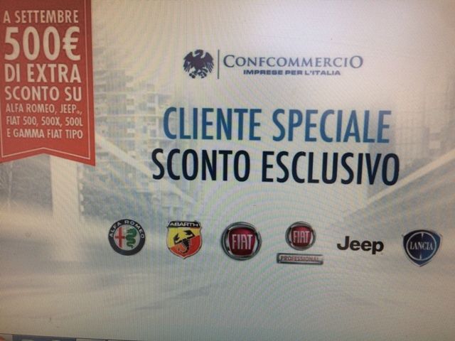 FCA: solo per gli iscritti, 500 euro di extra sconto