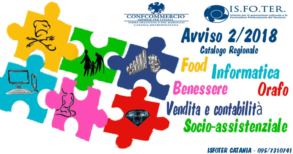 Avviso 2/2018 - CATALOGO REGIONALE: al via nuovi percorsi formativi regionali