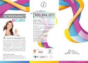 “Screening SICuro” campagna di prevenzione oncologica