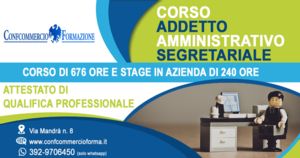 Nuovo Corso per Operatore Amministrativo Segretariale